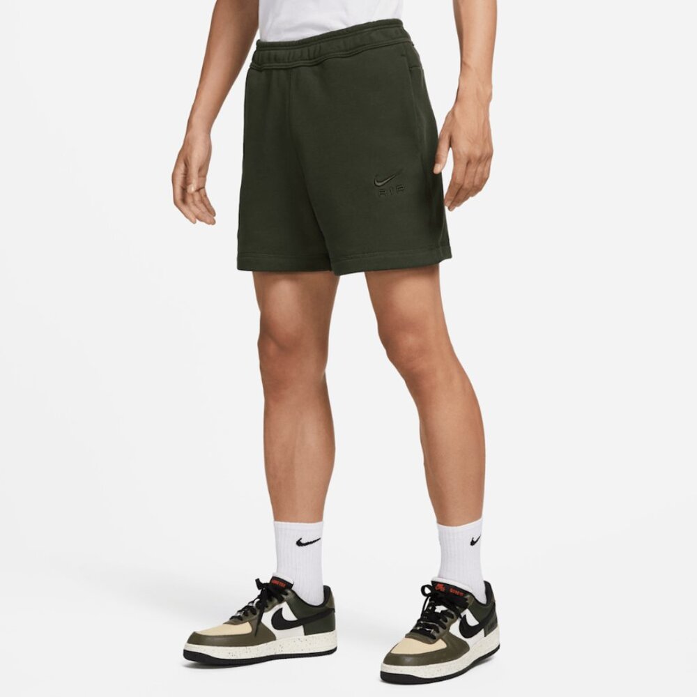Nike Sportswear Air French Terry Shorts Sequoia Green Men's Size XL